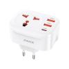 ADATTATORE UNIVERSALE DA VIAGGIO JOKADE JB074 con prese USB 3.4A 